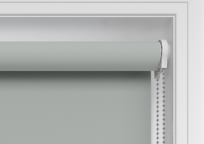 Trinity (FR Blackout), Heron Grey - Twist&Fit Roller Blind - Image 11